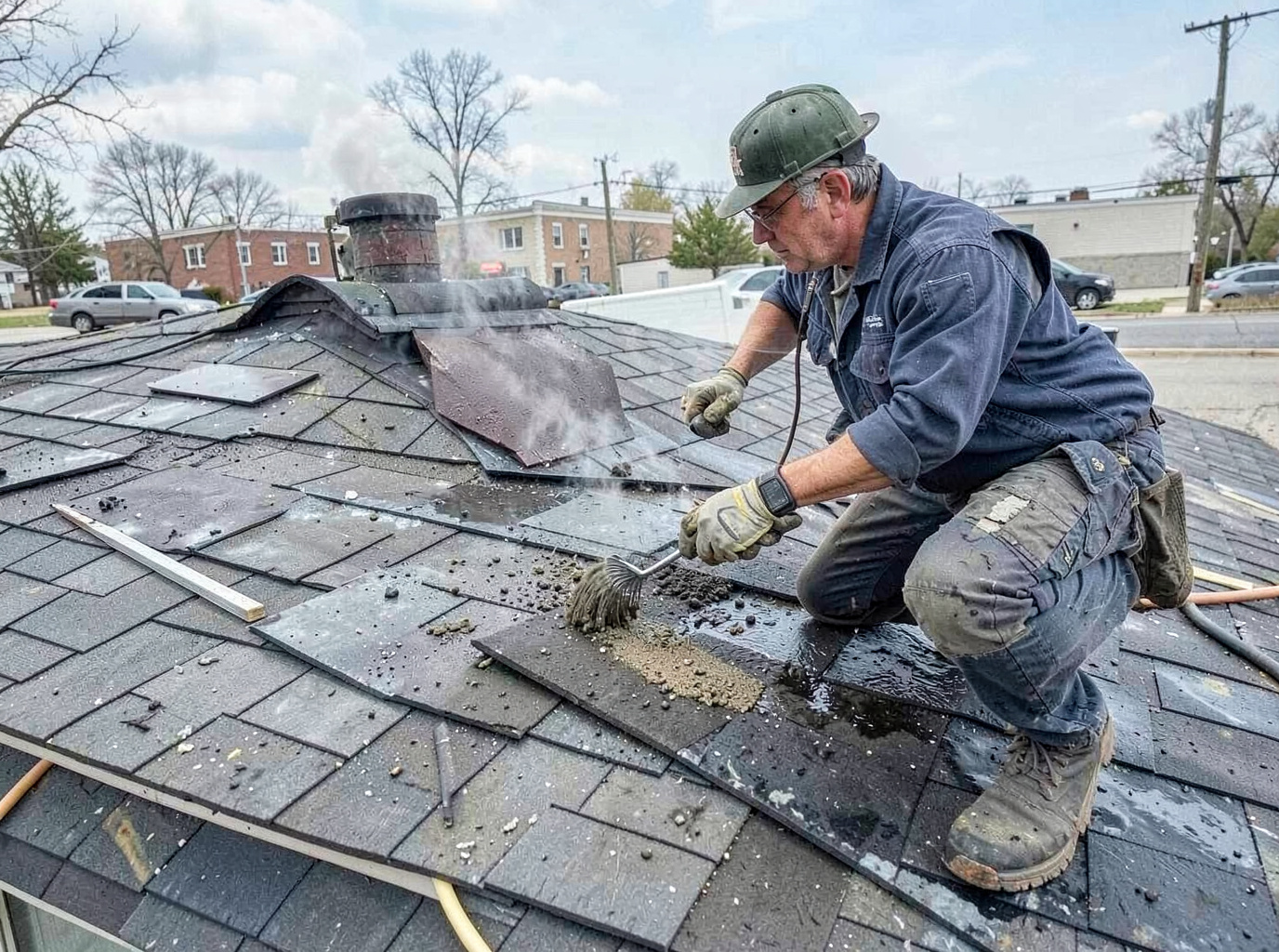 roofing contractor in Rossville, KS