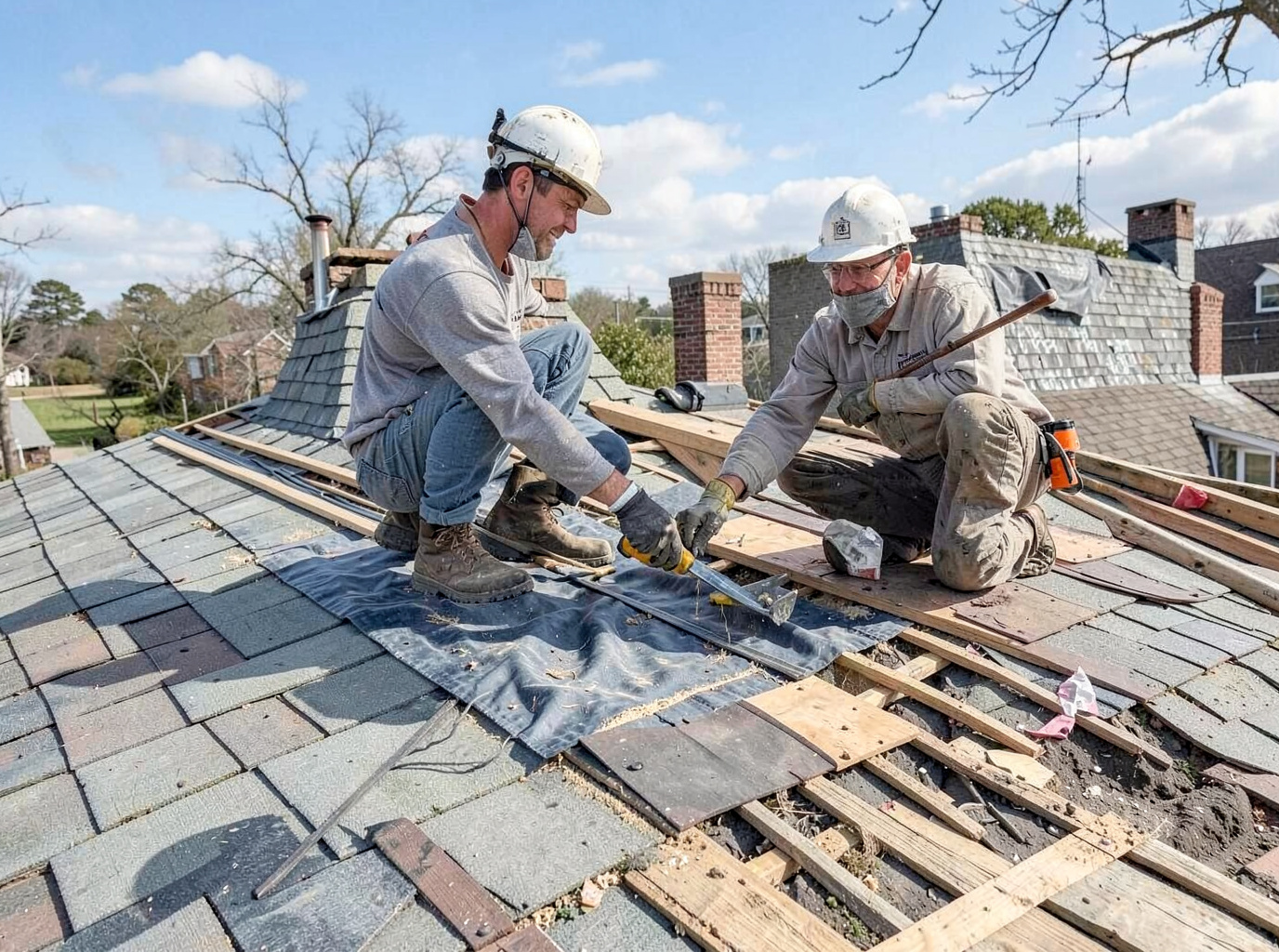 roofing contractor in Oakland, KS